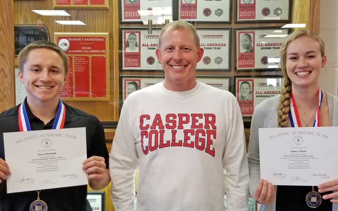 Casper College Students Nominated to 2019 Academic Team