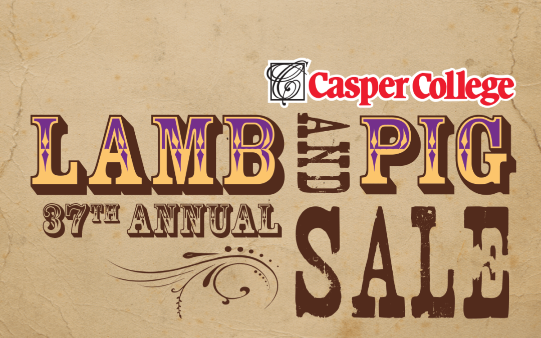 New Time for Casper College Lamb and Pig Sale