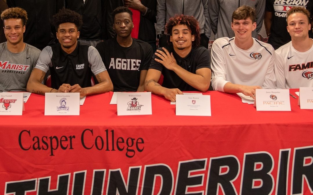 Six Thunderbirds Sign Letters of Intent
