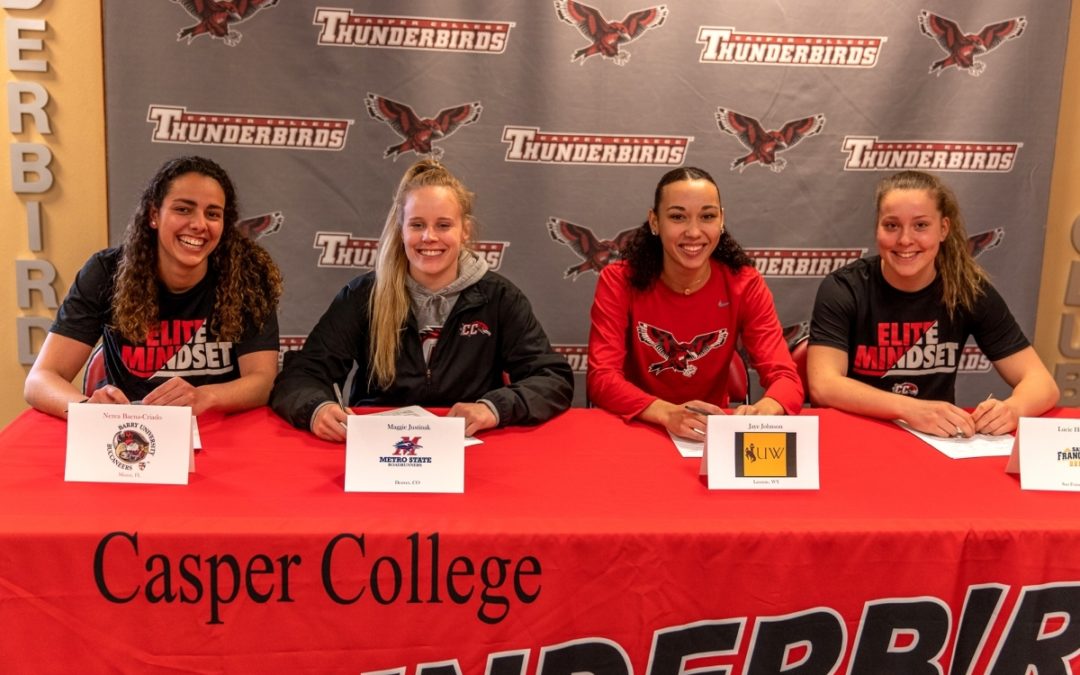 Four Lady T-Birds Commit to Next Level