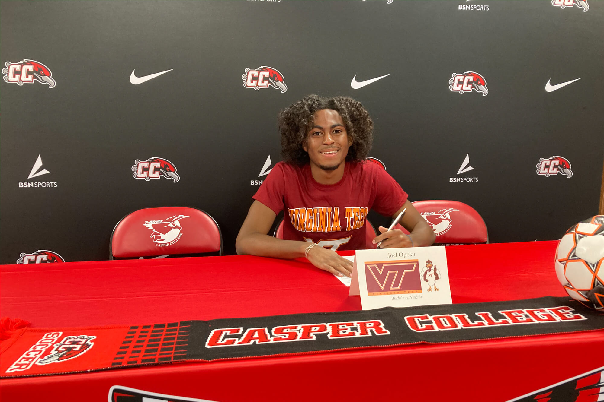 Opoku First Soccer Player To Sign To DI School – Casper College