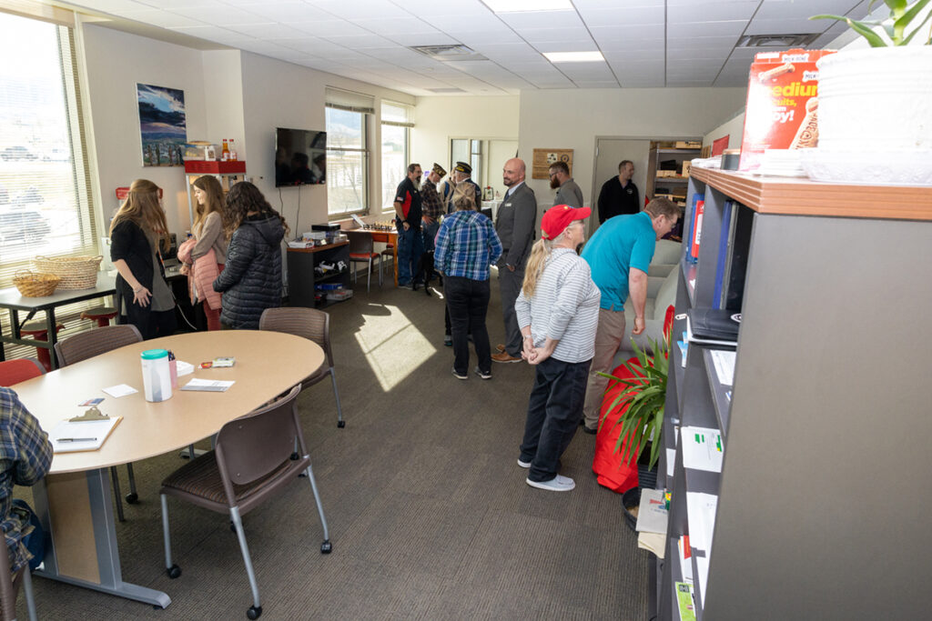 Photo of attendees at recently held CC Veterans Center.
