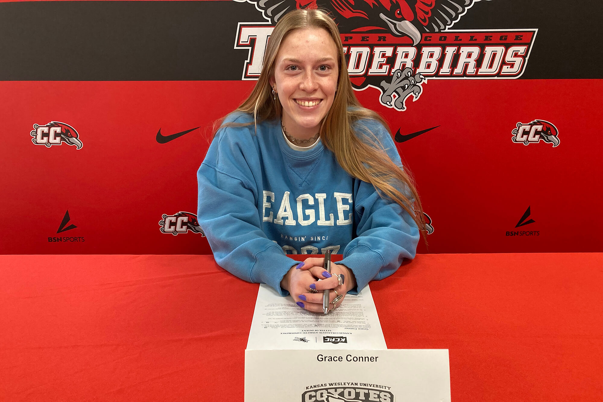 T-Bird Lady Soccer Player Commits To Kansas Wesleyan University ...