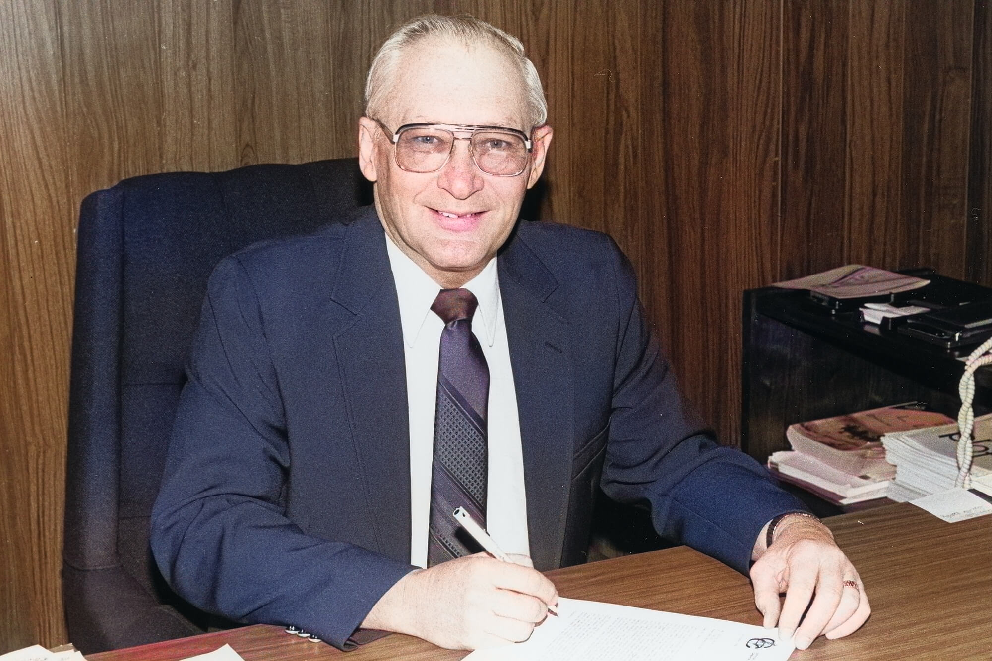 Casper College Photo of Lloyd H. Loftin.