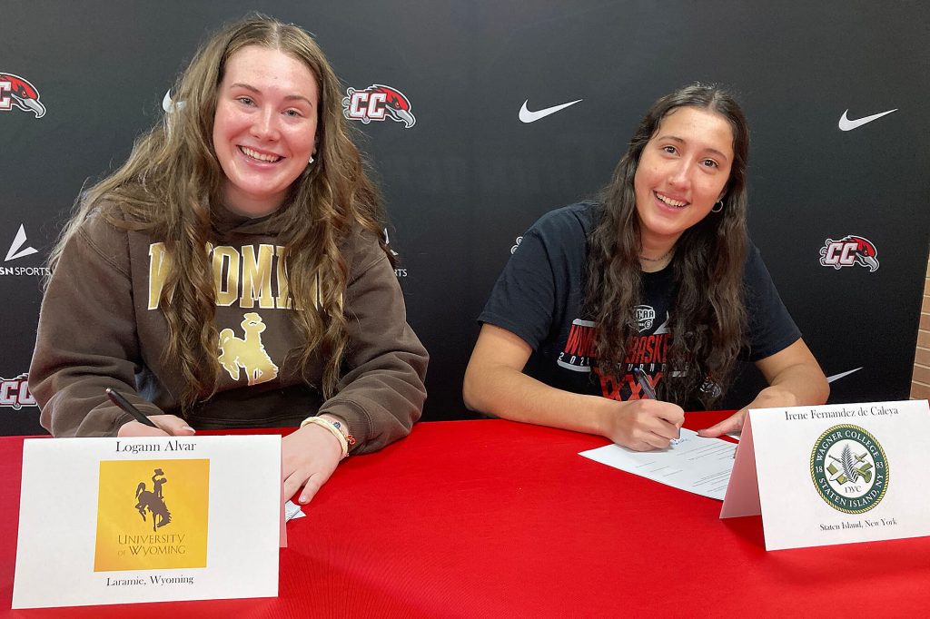 Photo of Logann Alvar and Irene Fernandez de Caleya for press release.