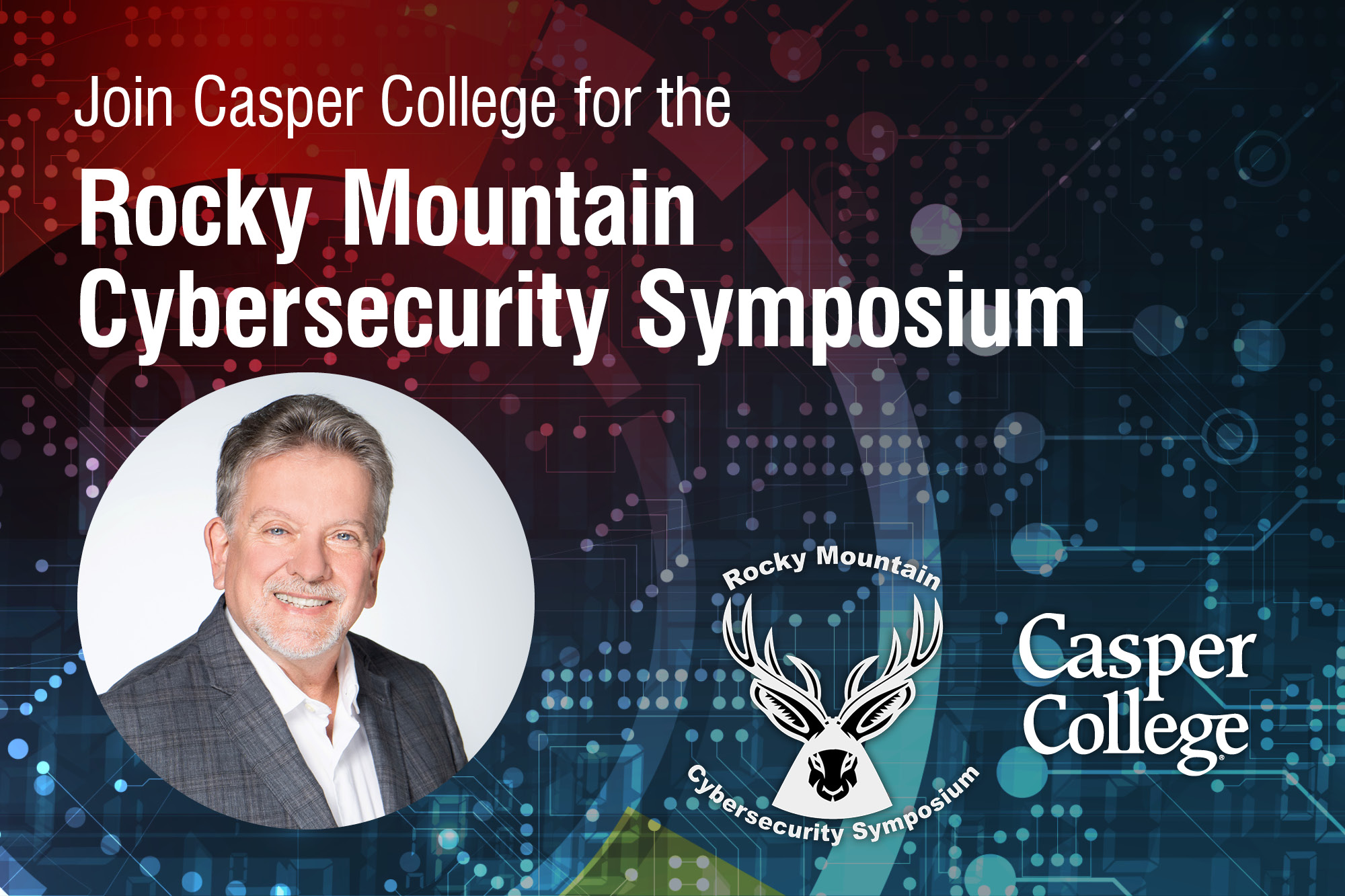 Image for press release on Peter Warmka at Cybersecurity Symposium.