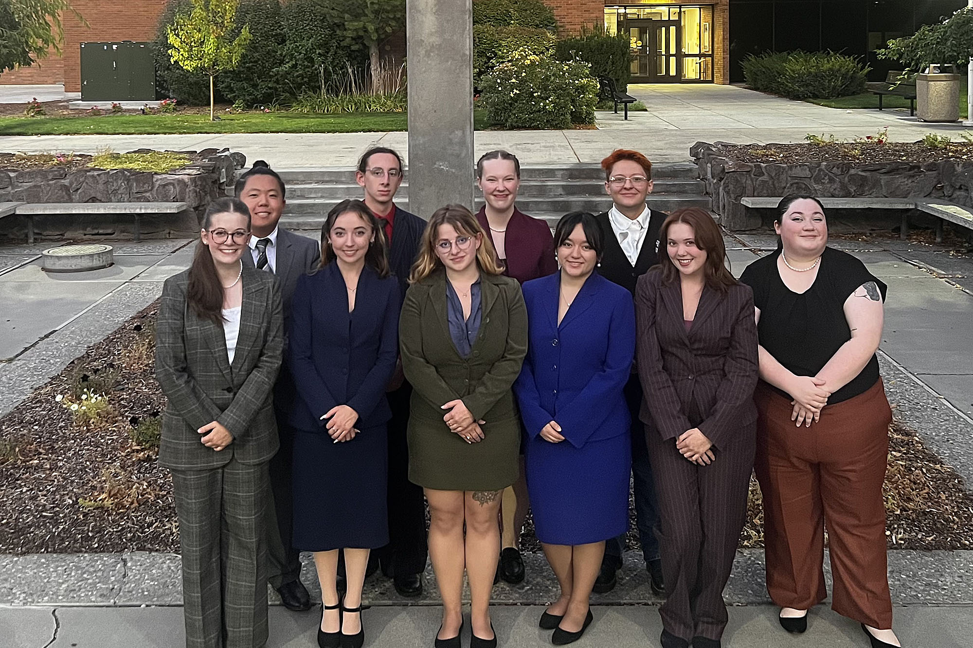 Photo of 2024-2025 Casper College Forensics team at Fran Tanner Invitational.