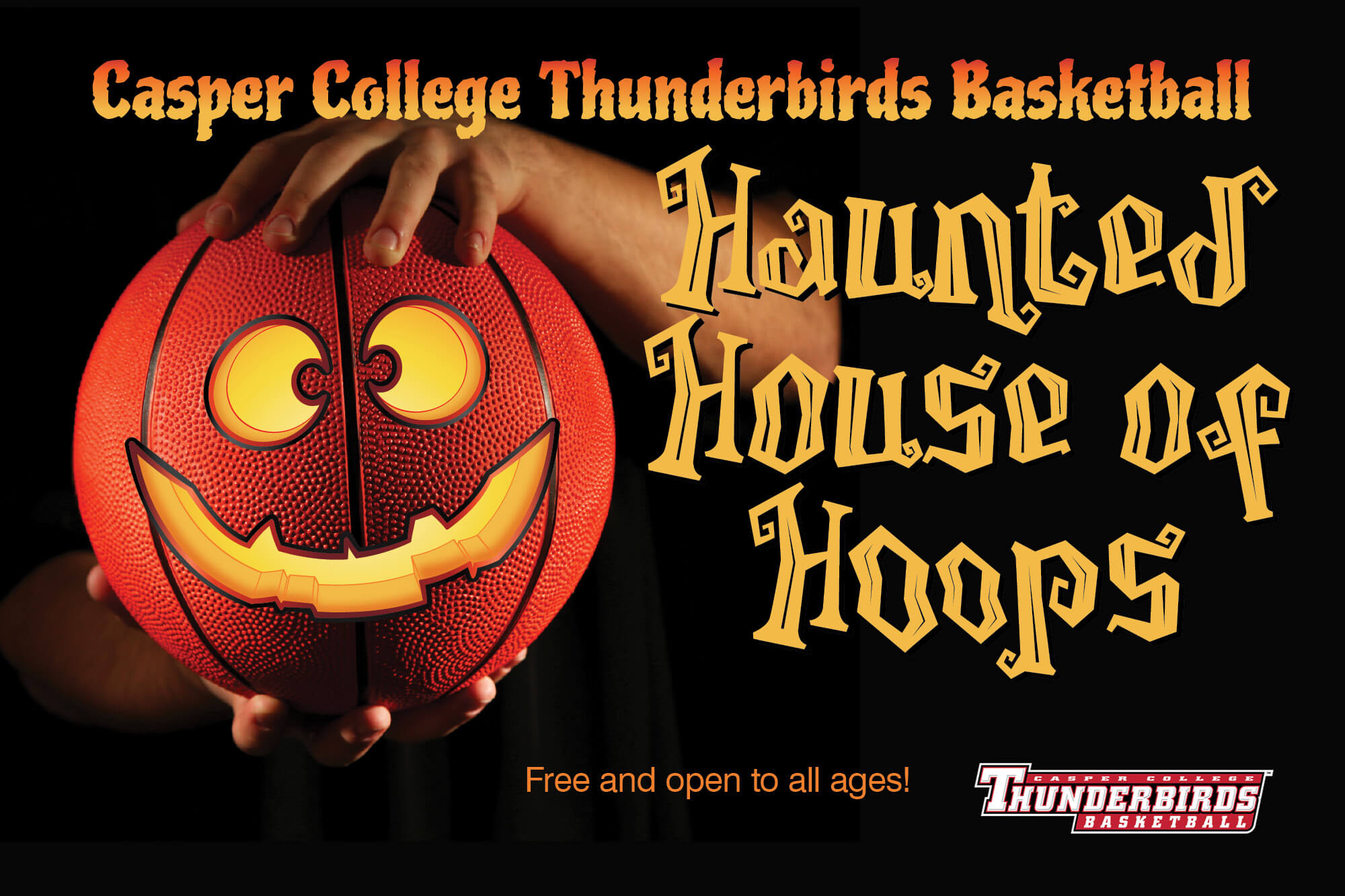 Image for "Haunted Hoops" press release.