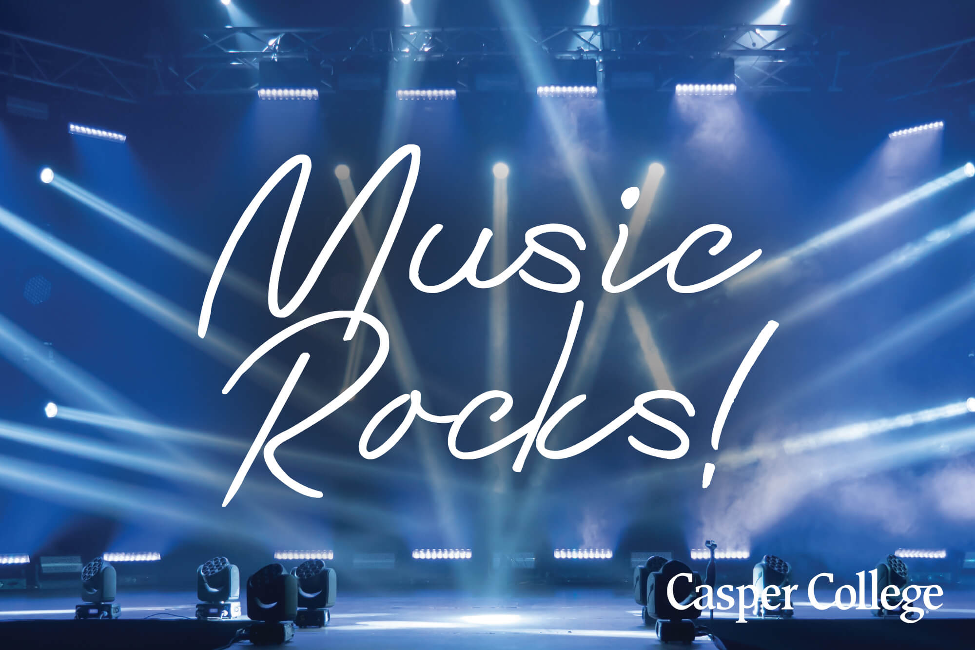 Image for "Music Rocks" concert press release.