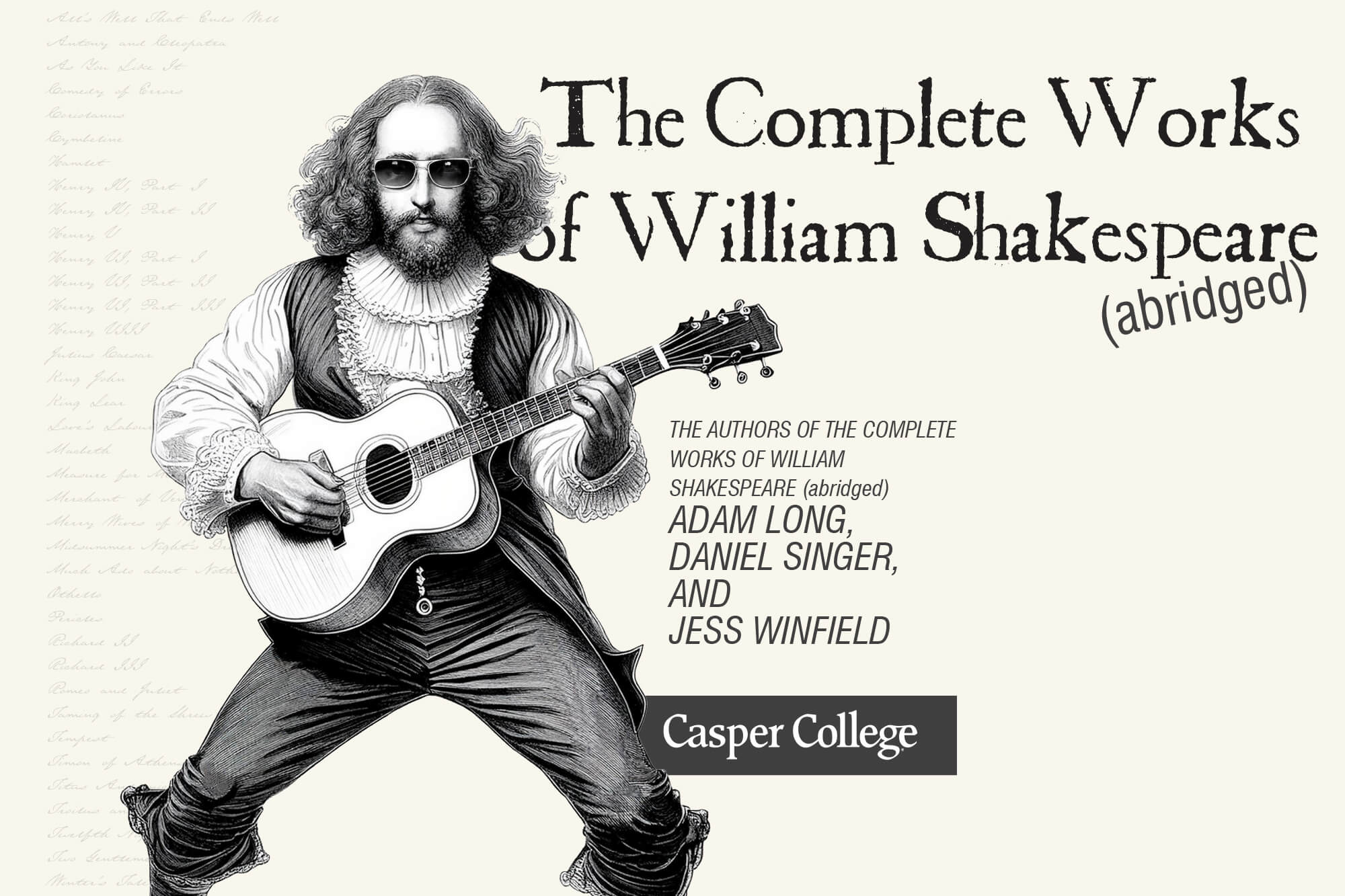 Image for "The Complete Works of Shakespeare: Abridged" press release.