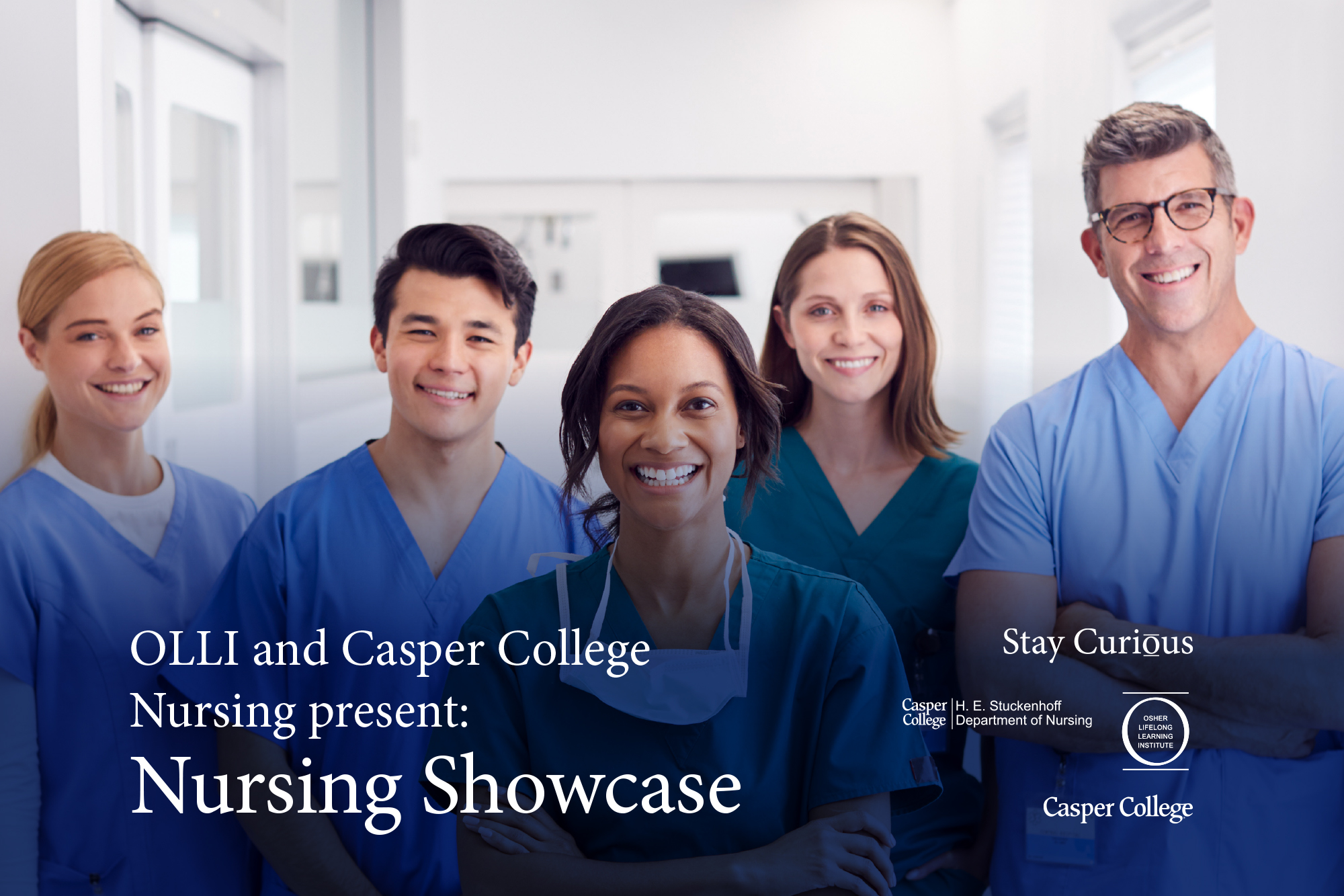 Photo of nursing students for 2024 Nursing Showcase press release.