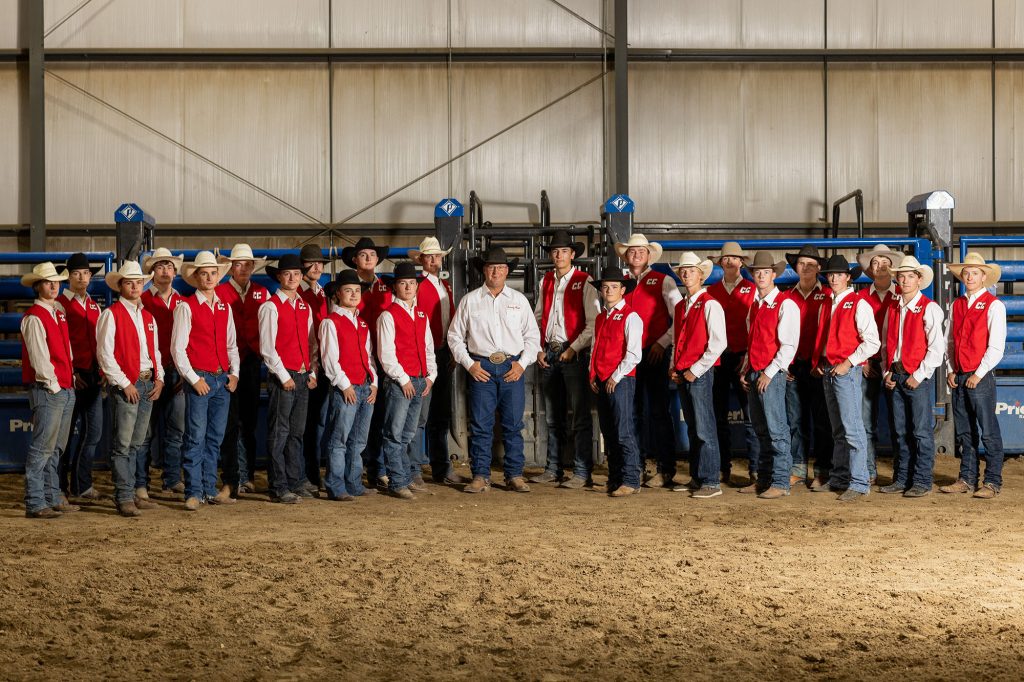 Photo of the 2024-2025 Casper College Men's Rodeo team.