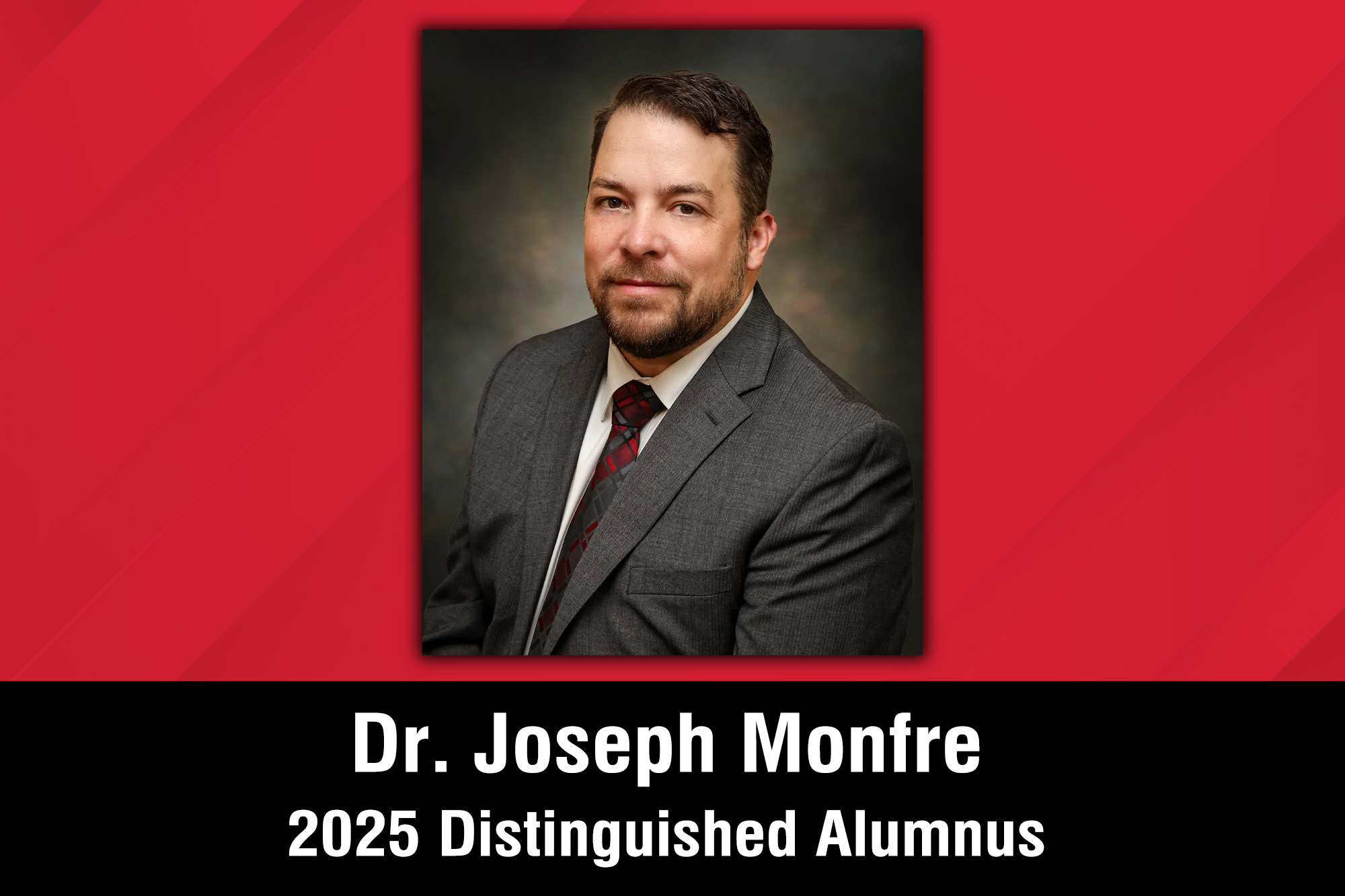 Dr. Joseph Monfre Selected As 2025 Distinguished Alumnus – Casper College