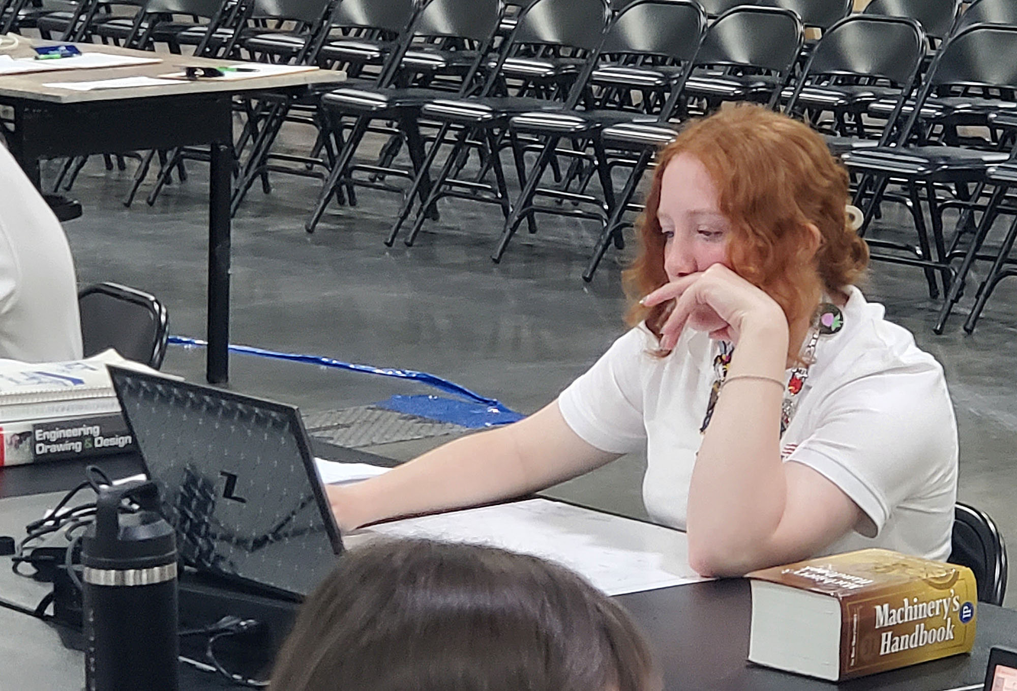 Casper College student Hanna Kerkes during the 2025 SkillsUSA National Leadership and Skills Conference.