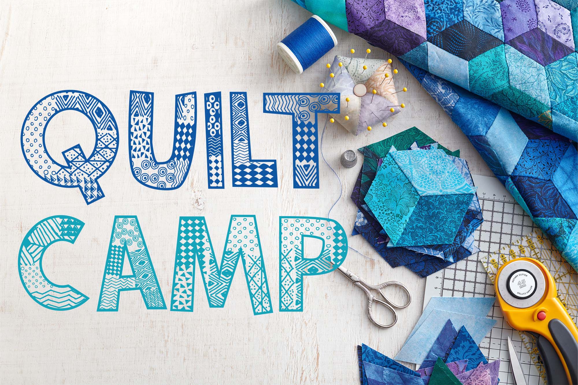 Image for 3rd Annual Quilt Camp press release.