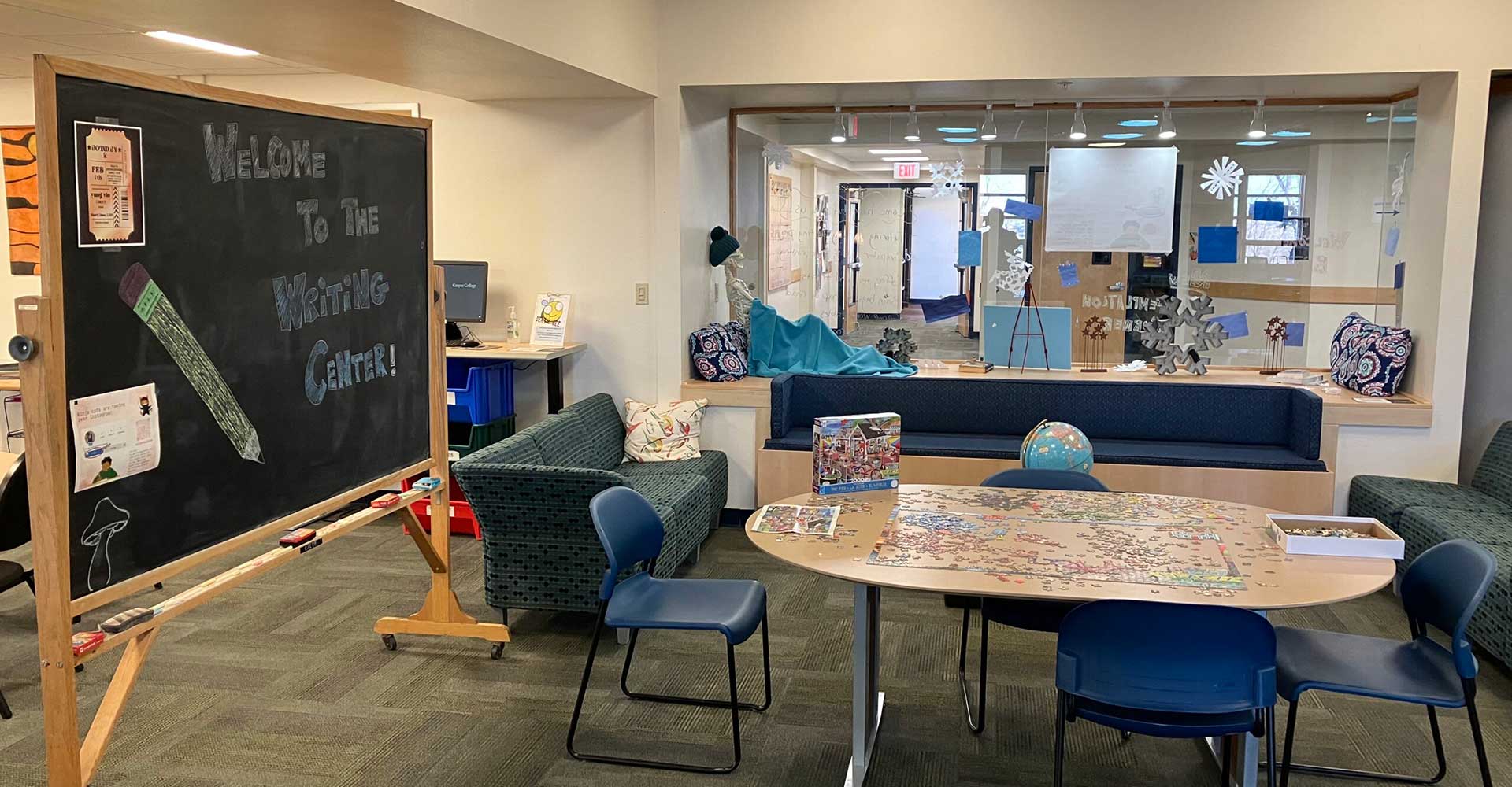 interior writing center photo
