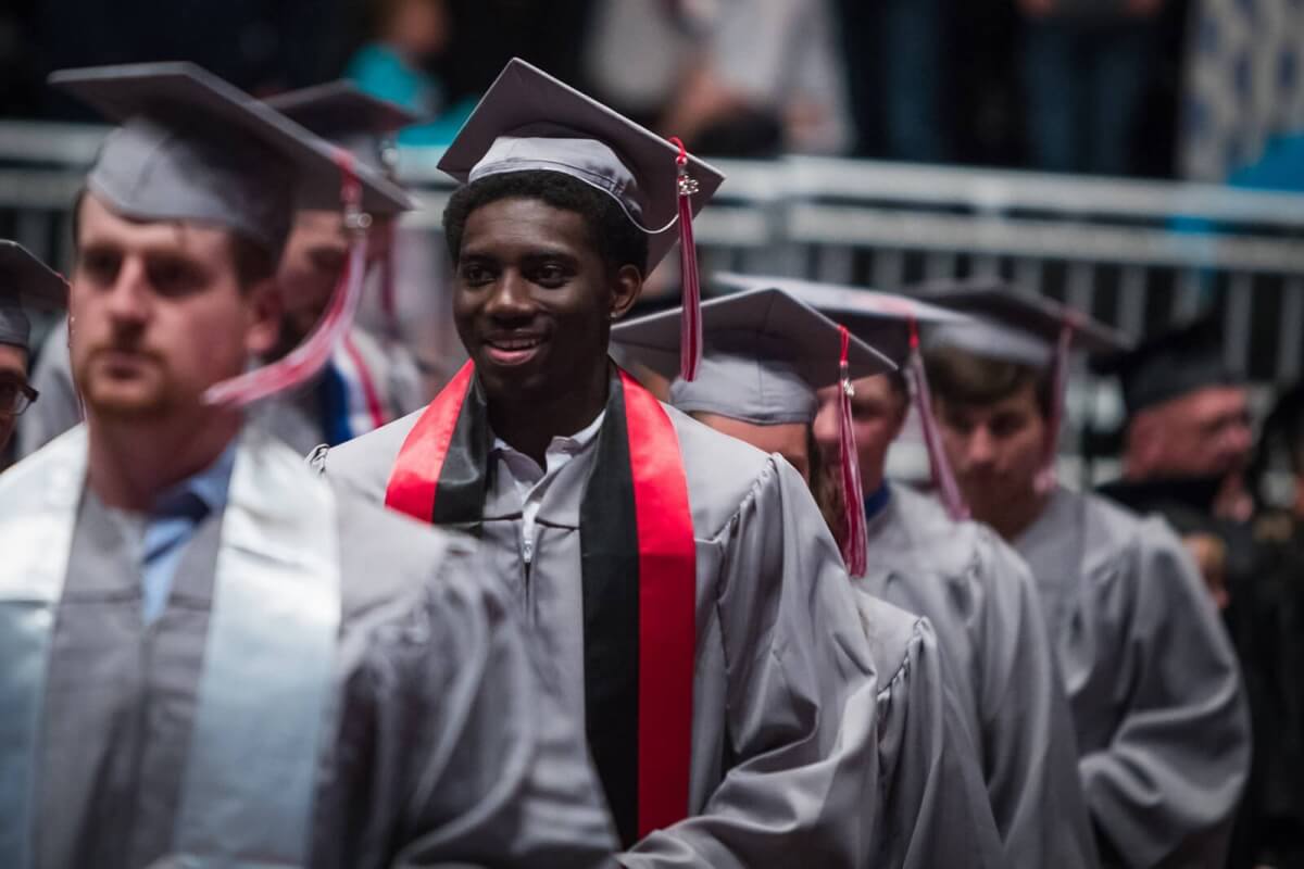 casper college students at graduation