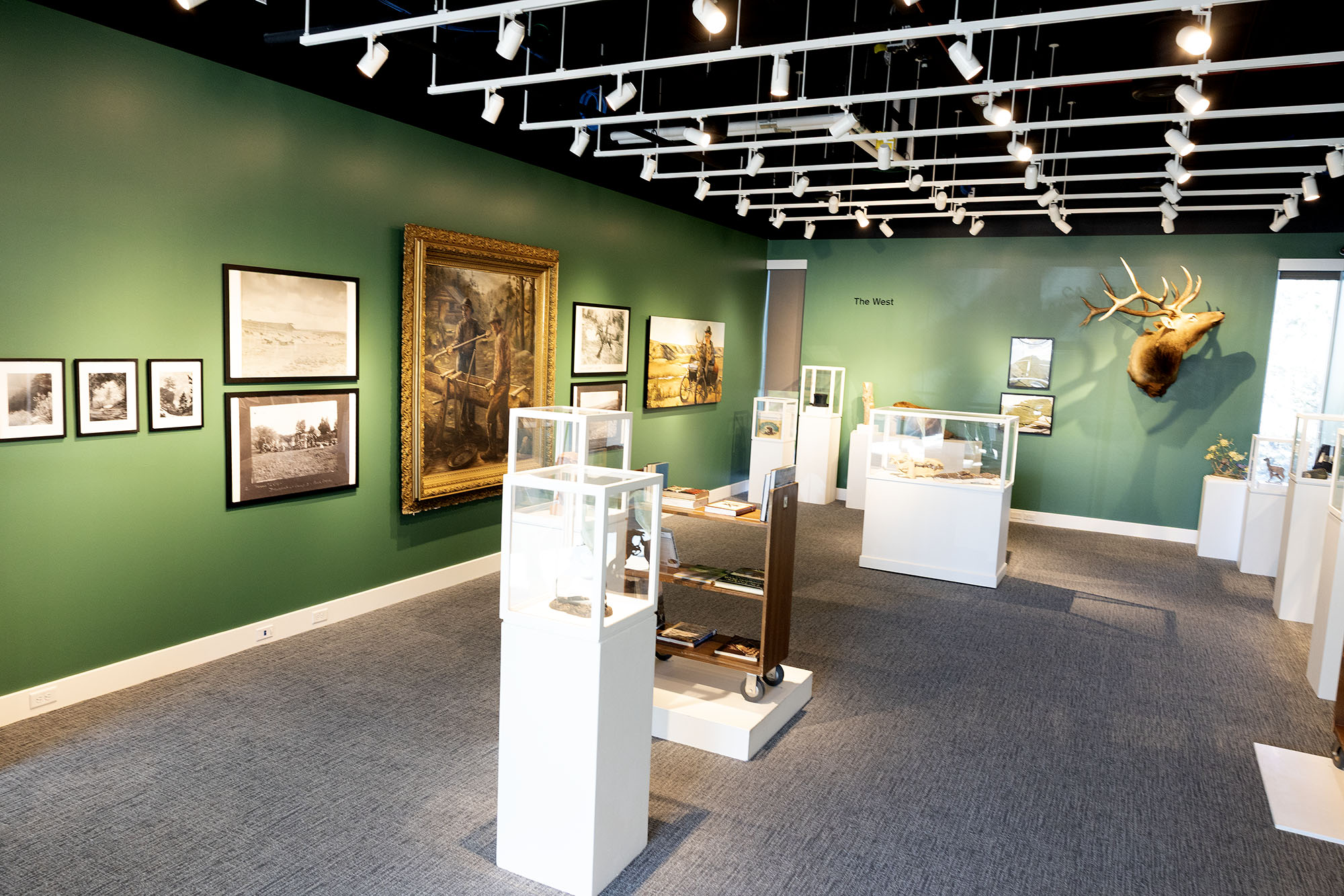 Casper College Alumni Association Art Gallery installation view for Casper College GLAM.