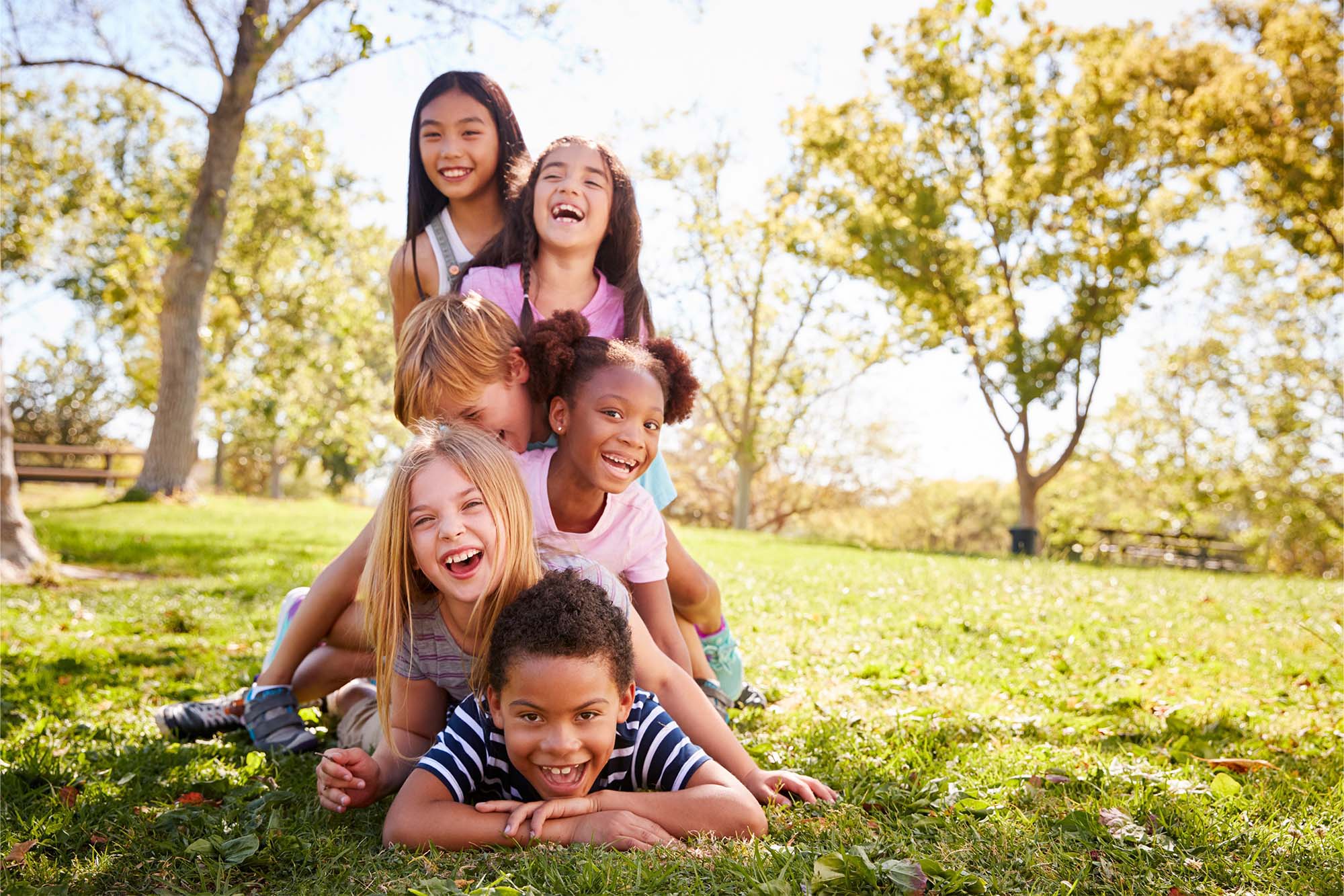 Children playing outdoors to illustrate Mini KEY Camp at Casper College.